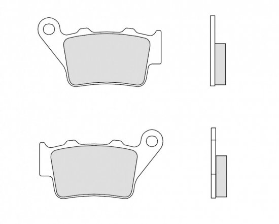 Brzdové obloženie BREMBO 07BB02SP