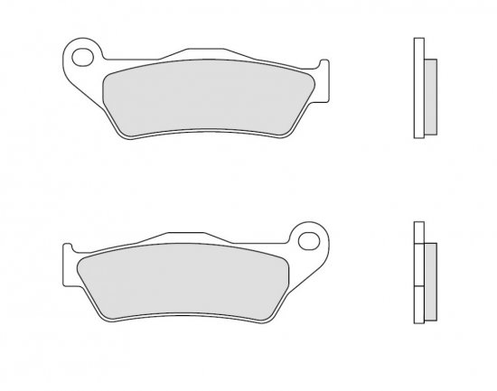 Brzdové obloženie BREMBO 07BB04CC CC ROAD