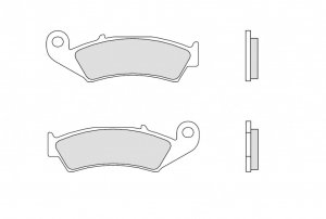 Brzdové obloženie BREMBO