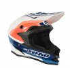 Motokrosová helma YOKO SCRAMBLE bielo / modro / oranžová S