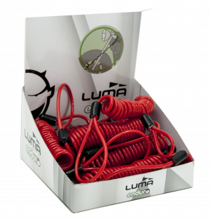 Zámok LUMA REMINDER SPIRAL CABLE 150 20pcs