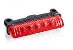 Zadný brzdové svetlo PUIG 4602R TT (75 x 15 mm) červená šošovka