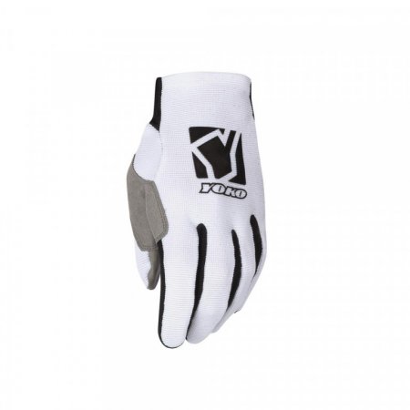 Motokrosové rukavice YOKO SCRAMBLE bielo / čierna XS (6)