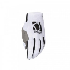 Motokrosové rukavice YOKO SCRAMBLE bielo / čierna L (9)
