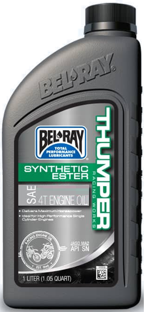 Motorový olej Bel-Ray THUMPER RACING WORKS SYNTHETIC ESTER 4T 10W-60 1 l