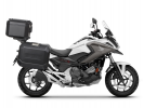 Kompletná sada čiernych hliníkových kufrov SHAD TERRA BLACK , 37 litrov vrchný kufor, 47L/47 litrov SHAD HONDA NC 750 X