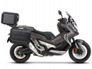 Kompletná sada čiernych hliníkových kufrov SHAD TERRA BLACK , 37 litrov vrchný kufor, 47L/47 litrov SHAD HONDA X-ADV 750