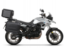 Kompletná sada čiernych hliníkových kufrov SHAD TERRA BLACK , 48 litrov vrchný kufor, 36/47 litrov b SHAD BMW F 650 GS/ F 700 GS/ F 800 GS