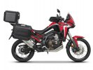 Kompletná sada čiernych hliníkových kufrov SHAD TERRA BLACK , 37 litrov vrchný kufor, 36/47 litrov b SHAD HONDA CRF 1100 Africa Twin