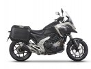 Kompletná sada bočných čiernych hliníkových kufrov SHAD TERRA BLACK , 36L/36/ bočné kufre, vrátane m SHAD HONDA NC 750 X 2021-