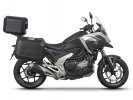 Kompletná sada čiernych hliníkových kufrov SHAD TERRA BLACK , 48 litrov vrchný kufor, 36/36 litrov b SHAD HONDA NC 750 X 2021-