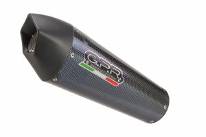 Koncovka výfuku Slip-on GPR GP EVO4 Carbon look including removable db killer, link pipe and catalyst