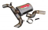 Koncovka výfuku Slip-on GPR S.97.TO OVAL Brushed Titanium including removable db killer and link pipe