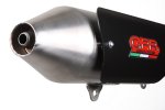 Koncovka výfuku Slip-on GPR SC.CAT.202.BOMB POWER BOMB Brushed Stainless steel including removable db killer and catalyst