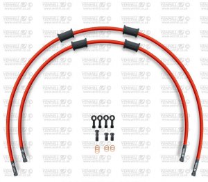 CROSSOVER-predok-sada Venhill KAW-6014FB-RD POWERHOSEPLUS (2 hadice v sade) červené hadice, čierne koncovky