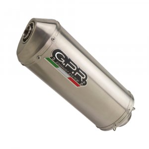 Koncovka výfuku Slip-on GPR SATINOX Brushed Stainless steel including removable db killer and link pipe