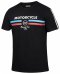 Tričko iXS MOTORCYCLE RACE-TEAM čierno-červeno-modrá S